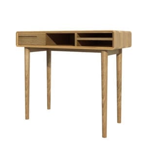 Scandic Oak Small Computer Desk