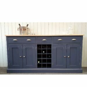 EDMWRSB Edmunds Large sideboard with wine rack in centre -Edmunds & Clarke Furniture